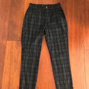 HOLLISTER Plaid Pants HIGH WAISTED